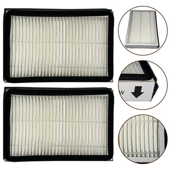 Wuweikeji Vacuum Parts 4 pack for Replacement Filters for Kenmore EF-2, 86880, 20-86880, 610445 & Panasonic MC-V194H - Durable Plastic Vacuum Filters