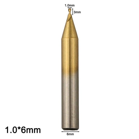 Wuweikeji Vertical Key Machine 6mm Shank Milling Cutter 1 Pcs for Material Processing
