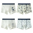 thumbnail image 1 of Wuxian Boys Girls Kids Underwear Soft Cotton Boxer Briefs Dinosaur Pack For Pupil Kindergarten Kids,Light Pink,110, 1 of 2