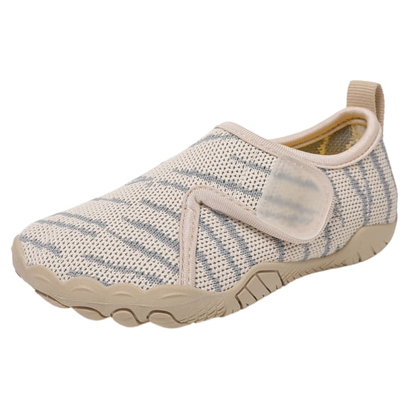 Wuxian Boys Sneakers Slip On Breathable Solid Color Hook And Loop Sports Sneakers Casual School Running Sneaker Barefoot Walking Shoes Running Outdoor Activities,Wh2,1-1.5 Years