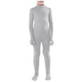 thumbnail image 1 of Wuxian Boys Toddler Halloween Clothing Invisibility Jumpsuit Stretch Disappearing Clothing Solid Color Dress Up For Theme Party One Piece Suit,Grey,M, 1 of 3