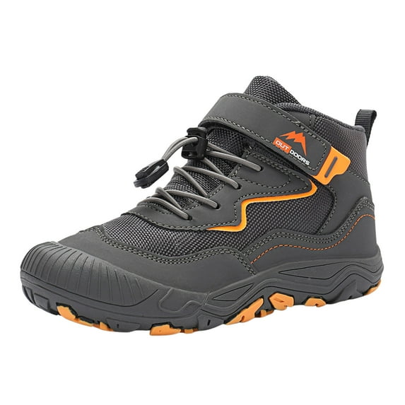 Wuxian Boys Toddler Sneakers Spring Summer Solid Color Mesh Lightweight Breathable Pull On Knitted Stretch Casual Shoes Non- Outdoor Sports Shoes Lightweight Footwear Dailywear,Grey,8-9 Years