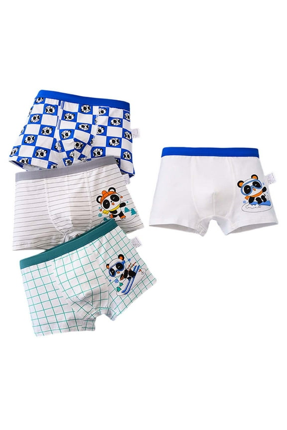 Children Kids Underwear Boxer Briefs Dinosaur Various Cute Patternstruck Cars Underwear Soft Cotton Airplane Underpants,White,9-10 Years