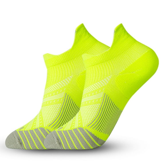 Wuxian Cute Socks Fashion Striped Leisure Ankle Socks Athletic Running Hiking Sport Low Cut Soft Sweat Absorbing Casual Breathable Socks,Green,L