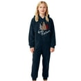 thumbnail image 1 of Wuxian Fall Outfits For Boys Christmas Fuzzy Wool Thermal Hooded Romper Funny Embroidery Print Zipper One Piece Bodysuits Jumpsuit Winter Warm Soft Thick Lined Sofy Cozy Dailywear,Navy,11-12 Years, 1 of 4