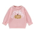 thumbnail image 1 of Wuxian Girls Boys Halloween Sweaters Casual Classic Crewneck Pumpkin Embroidery Knited Top Long Sleeve Pullovers For Toddlers Soft Comfortable Fall Winter Basic Warm Outwear,4-5 Years, 1 of 4