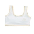 thumbnail image 1 of Wuxian Girls Bras Crop Top Bra Seamless Sports Bra Training White Teen Bra Camisole Style Lightweight Seamless Kids Bra,Beige, 1 of 8