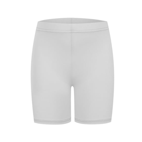 Wuxian Girls Sweatpants Elastic Waist Slim Fit Shorts Solid Color Knee Length Control Hidden Scrunch Running Yoga Comfortable Trousers Athletic Pants For Girls,Grey,11-12 Years