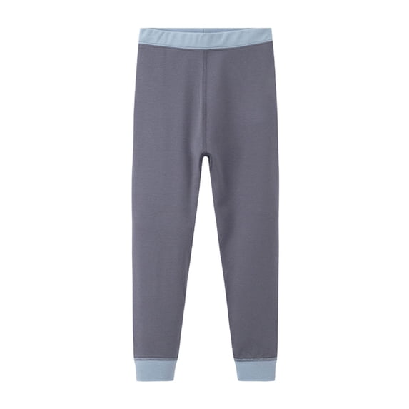 Wuxian Girls Sweatpants Solid Winter Thermal Leggings Underwear Soft Warm Lined Layer Trousers Comfortable Stretch Comfy For Sports Everyday Activities,Light Gray,14-16 Years