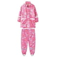 thumbnail image 1 of Wuxian Kids Toddler Rain Suit Waterproof Hooded Coat Jacket Outwear Suit Raincoat Hoodies With Pants Rain Gear,Hot Pink,4-5 Years, 1 of 8