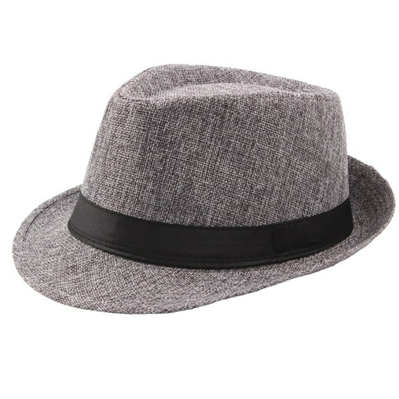 Wuxian Men Retro Western Cowboy Straw Hat Gradient Color Adjustable Strap Outdoor Curved Rim Visor Hat Fashionable Lightweight Classic Shapeable Wide Brim Cattleman Caps,dark gray,One Size