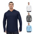 thumbnail image 1 of Wuxian Mens Hoodies With Thumb Hole Lightweight Raglan Sleeve Pullover Sweatshirt Sport Fitness Tops, 1 of 5
