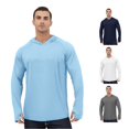 thumbnail image 1 of Wuxian Mens Hoodies With Thumb Hole Lightweight Raglan Sleeve Pullover Sweatshirt Sport Fitness Tops, 1 of 7