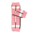 thumbnail image 1 of Wuxian Socks For Women Fashion Striped Football Print Leg Warmers Knee High Trendy Pattern Soft Warm Stocking Fuzzy Socks,Pink,One Size, 1 of 3