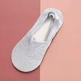 thumbnail image 1 of Wuxian Socks For Women Women'S Boat Socks Lace No Show Casual Non- Ankle Sock Low Cut Thin Casual Breathable Socks,Grey,One Size, 1 of 4