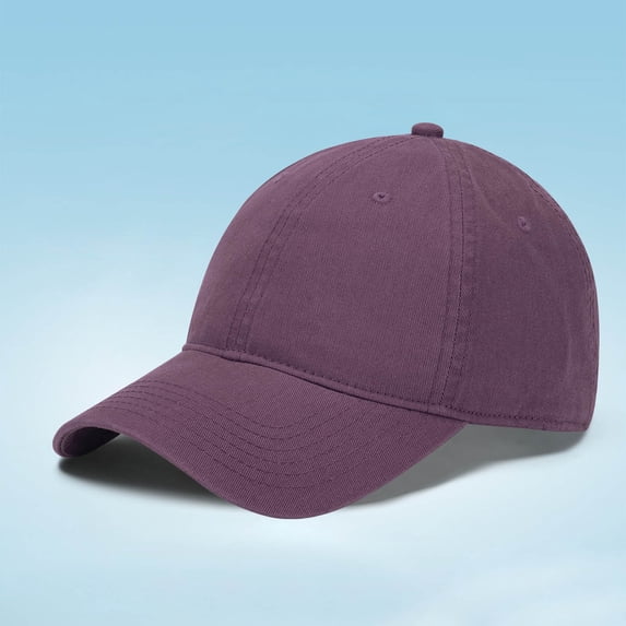 Wuxian Sun Hats For Women Baseball Caps Solid Color Outdoor Running Casual Activities Adjustable Curved Brim Summer Breathable Fashionable Classic Sport Relaxed Comfy Hats Dailywear,Purple,One Size