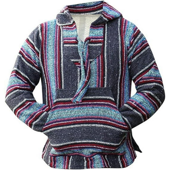 Wuxian Sweatshirt For Color Block Plaid Long Sleeve Stand Collar Sweatshirt With Pocket Pullover Fall Winter Polo Sweaters Loose Fit Tops,Purple,Xxl