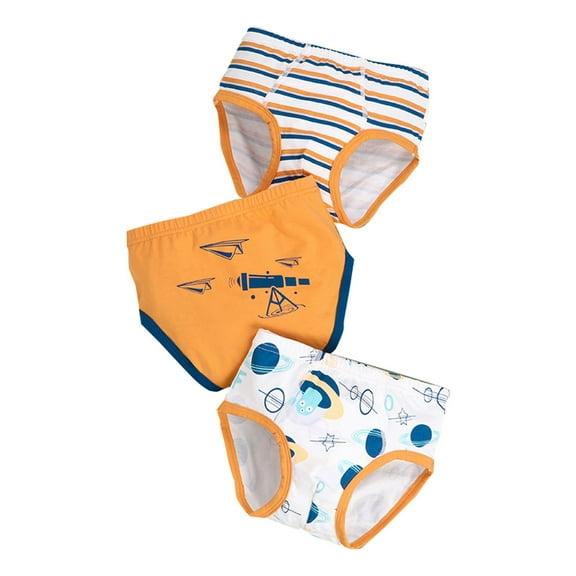 Wuxian Toddler Underwear Briefs Car Truck Cartoon Printing Baby Underpants Trunks,I,5-6 Years