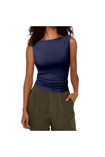 Boat Neck Tank Tops
