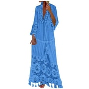 Lace Boho Maxi Dress