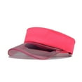 thumbnail image 1 of Wuxian Women'S Golf Hats Solid Colro Breathable Summer Riding Visor Hat Foldable Adjustable Version Golf Cap Soft Lightweight Summer Uv Protection Beach Outdoor Headwear,Hot Pink,One Size, 1 of 2