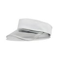 thumbnail image 1 of Wuxian Women'S Golf Hats Solid Colro Breathable Summer Riding Visor Hat Foldable Adjustable Version Golf Cap Soft Lightweight Summer Uv Protection Beach Outdoor Headwear,White,One Size, 1 of 2