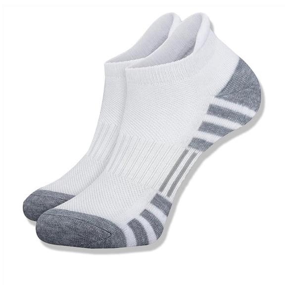 Wuxian Womens Socks Fashion Striped Leisure Ankle Socks Athletic Running Hiking Sport Low Cut Soft Sweat Absorbing Casual Breathable Socks,White,One Size