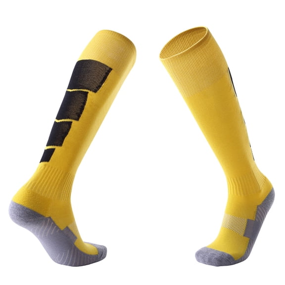 Wuxian Wool Socks Men Tall Socks Color Block Soft Football Basketball Sports Stockings Casual Knee High Socks Casual Breathable Socks,Dark Gray,One Size