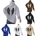thumbnail image 1 of Wuxian Y2k Gothic Graphic Hoodies For Men Wing Print Sweatshirts Long Sleeve Streetwear, 1 of 4