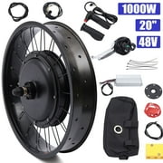 Wuzstar 20 Electric Bicycle Motor Brushless lectric Bicycle Conversion Kit Hub Front Wheel 1000W 48V