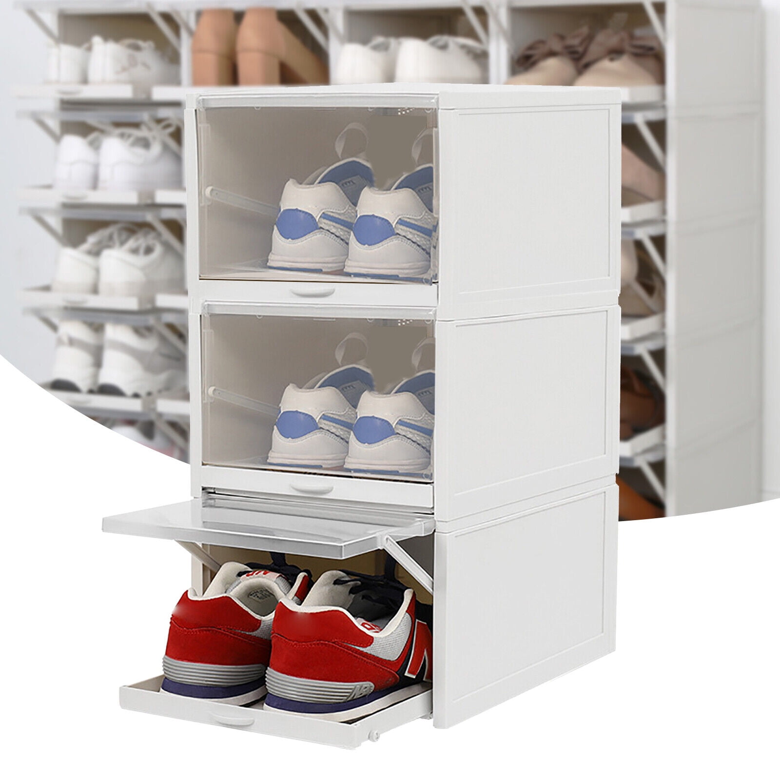 Clamshell shoe container new arrivals