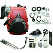 Wuzstar 49CC 4-Stroke Bike Engine Kit Single Cylinder Gas Petrol Motorized Bicycle Motor