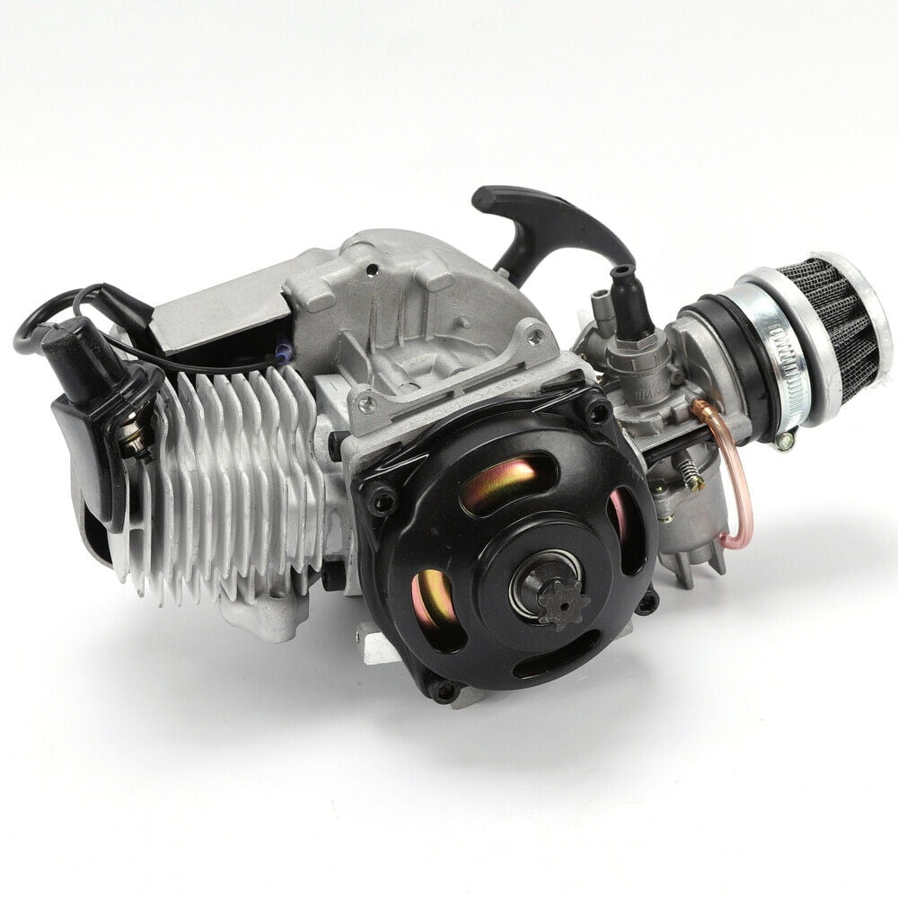 Wuzstar 49cc 2 Stroke Engine Motor Kit - Gas Motorized Parts for Mini ...