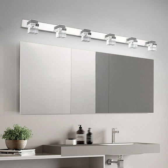 Wuzstar 6-Light LED Vanity Light, Modern Finish