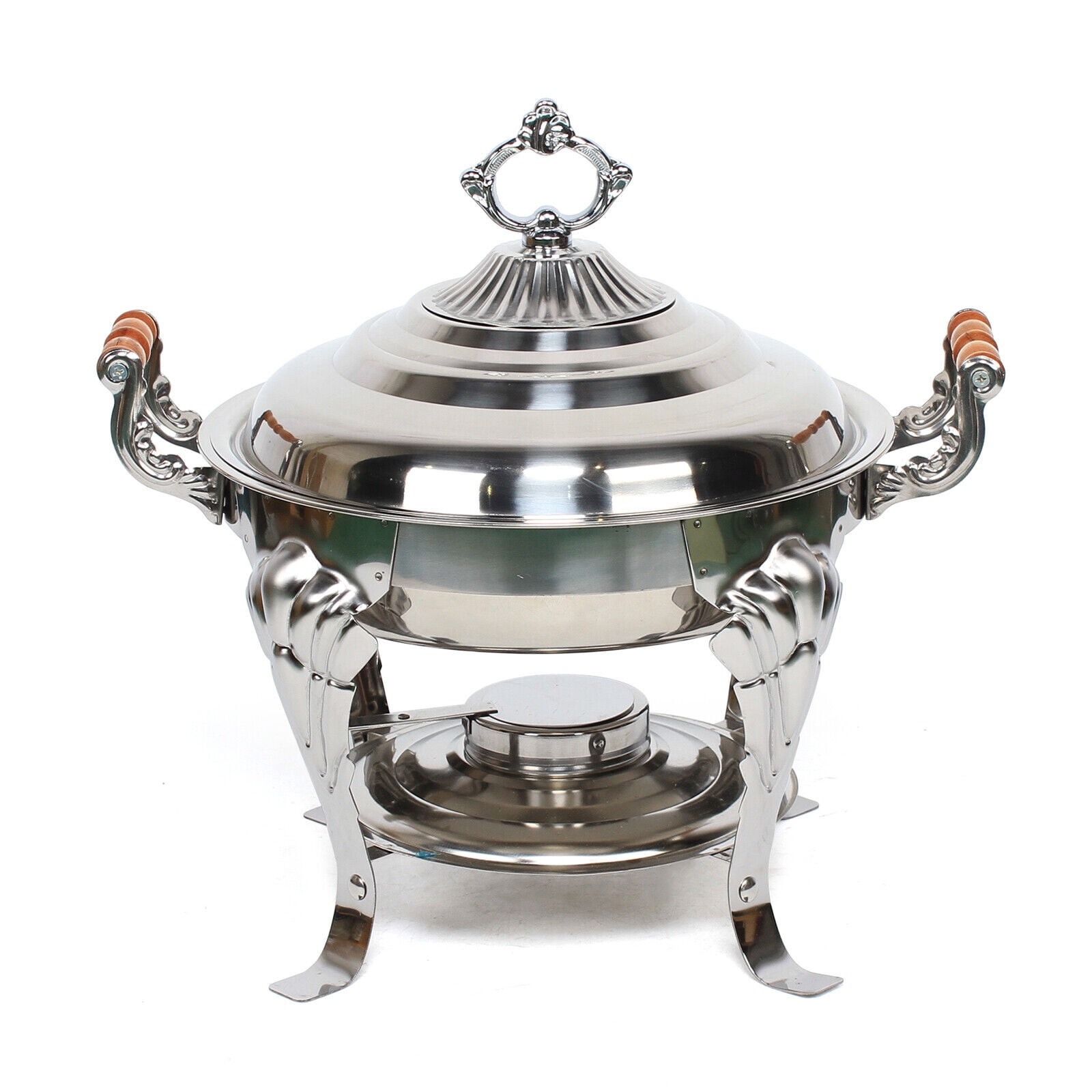 Wuzstar Chafing Dish Half Round Stainless Steel Buffet Chafer Buffet Warmer for Catering Banquet Events