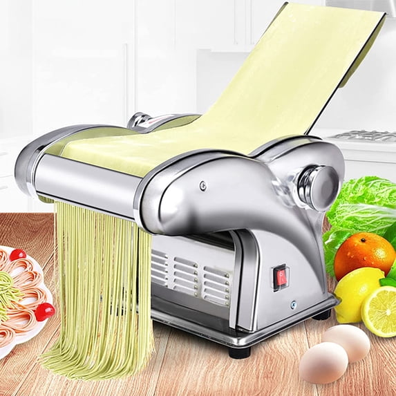 Wuzstar Commercial Pasta Maker Machine,Electric Automatic Noodle Cutting Machine for Spaghetti,Dumpling Skins
