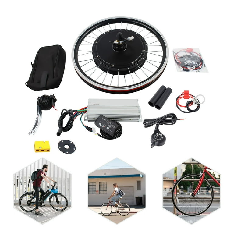 Bicycle Motor 20 Inch Wheel Ebike Conversion Kit Battery 20 Inch