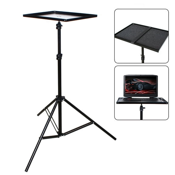 Wuzstar Foldable Tripod Stand Portable Laptop Projector Tripod Stand Adjustable 27 to 75 Inch