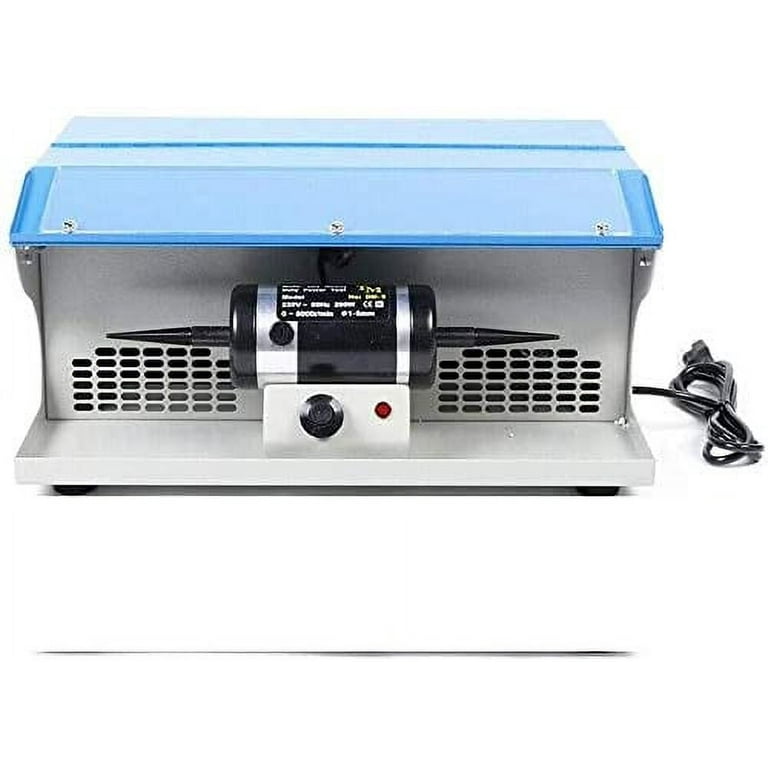 Wuzstar Jewelry Polishing Buffing Machine Table Top Dust Collector Jewelry  Polisher with Light 8000RPM 110V 200W 