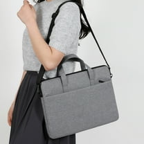 Wuztai 14 Inch Laptop Bag Crossbody Shoulder Briefcase, Water-resistant Oxford Cloth Business Bag for Men Women, Portable Computer Carrier