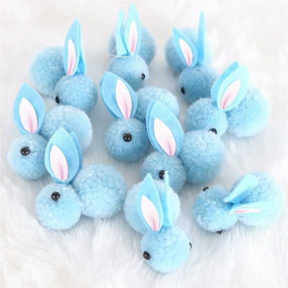 Wuztai 20 Piece Mini Easter Bunny Doll Set, Colorful Stuffed Animal Toys for Kids Gift, Easter Basket Stuffers Party Favors
