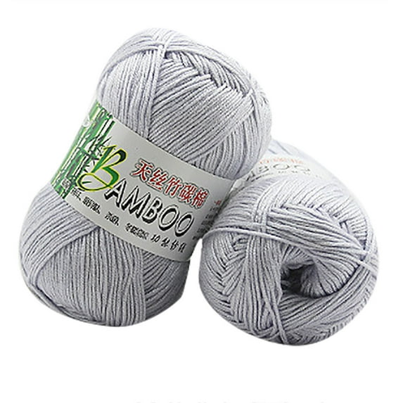 Wuztai 50g Knitting Wool Yarn, Soft Natural Fiber for Crochet Knitwear, Baby Craft Thread