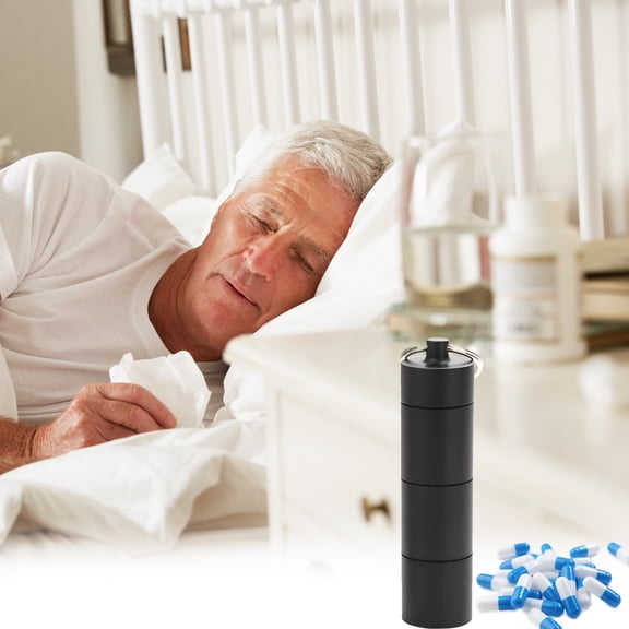 Wuztai Aluminum Alloy Emergency Jar, Compact Portable Sealed Container, Outdoor Survival Storage Box