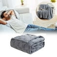 thumbnail image 1 of Wuztai Checkered Plush Velvet Blanket for Sofa, Lightweight Travel Nap Throw for Car Chair, Reversible Soft Lounge Blanket, 1 of 5