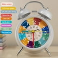 thumbnail image 1 of Wuztai Children's Analog Alarm Clock with No Ticking, Educational with Night Light, Quartz Alarm Clock for Kids Bedroom, 1 of 3