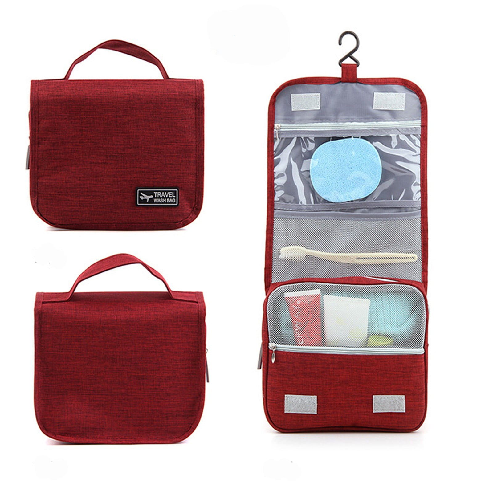 Wuztai Command Hooks (Red), S Hooks For Hanging Attachable Large