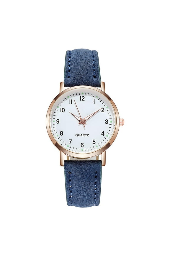 Digital Quartz Watch for Men Women, Frosted Leather Strap Casual Fashionable Watch, Small Fresh Style Watches Daily Wear