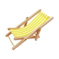 thumbnail image 1 of Wuztai Dollhouse Beach Chair, Foldable Miniature Furniture for Doll Room, Model Home Accessory, 1 of 4