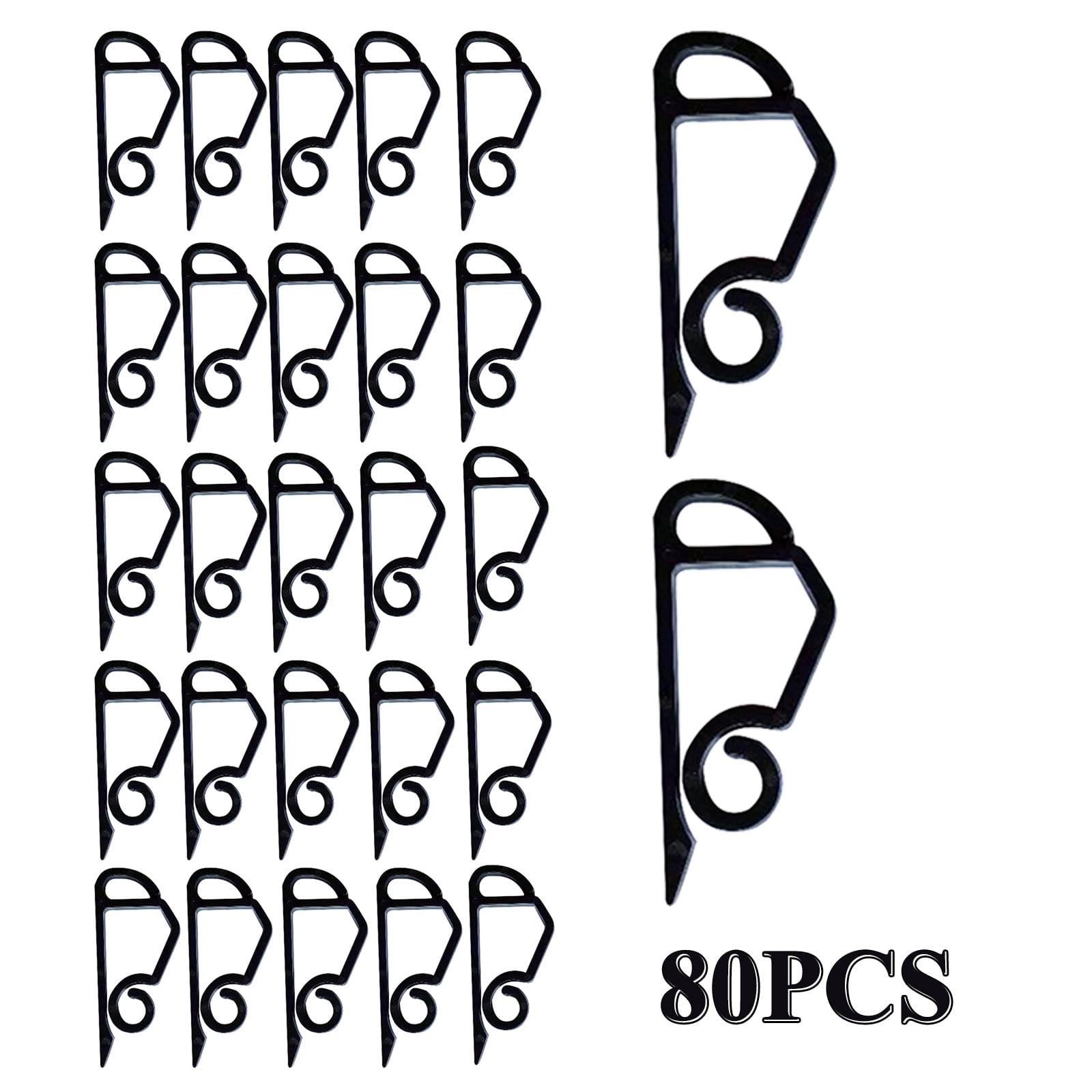 Wuztai Hooks For Hanging Heavy Duty (Black), Towel Hooks 120 Pcs ...