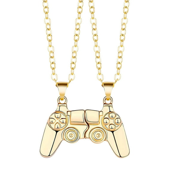 Wuztai Iron Magnet Couple Necklace Valentine's Gift, Fashionable Personalized Men Women Love Symbol Jewelry, Romantic Pair Accessories